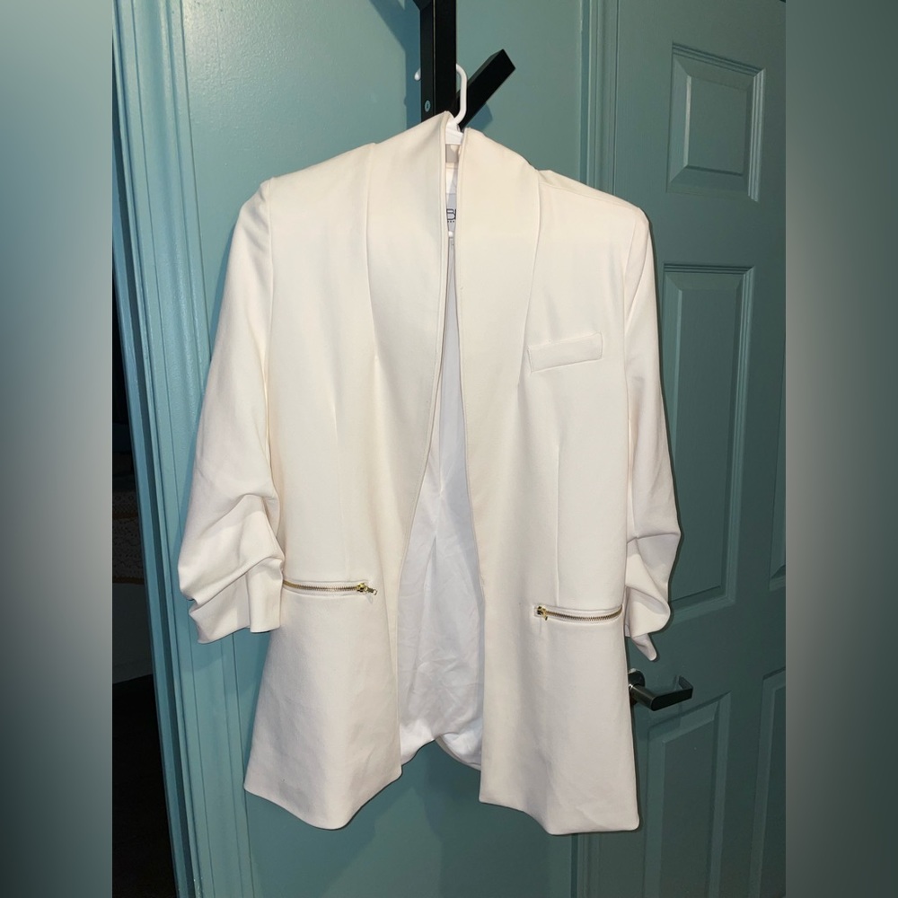 Cream blazer